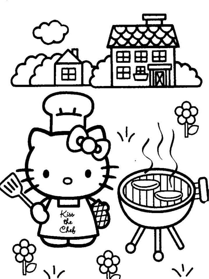 Hello kitty drawing 