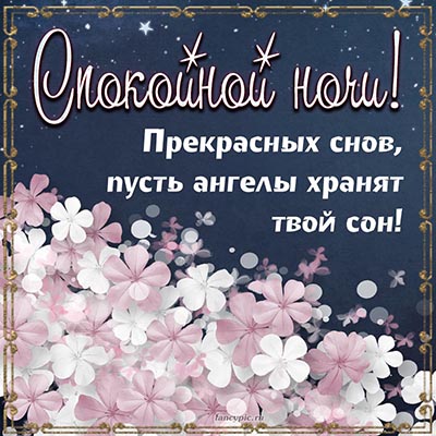 Спокойной ночи