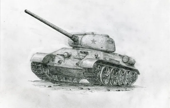 Скачать картинки Tank drawing, стоковые 