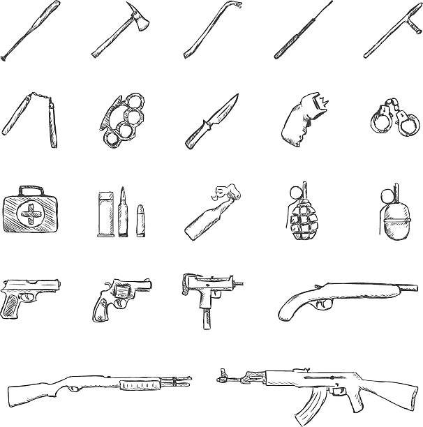 Оружие срисовки легкие пошаговые 10 рисунков рисунки для 