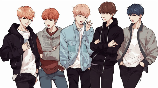 рисунок раскраски для фанатов Bts — красивый контура шинхвы 