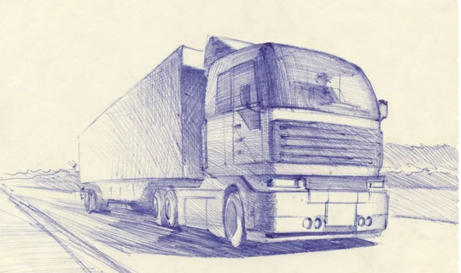 How to Draw a Truck Step by Step 