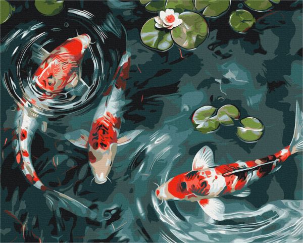 how to draw a koi 