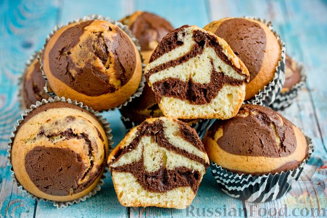 Капкейки 🧁 Красивые, все-таки 6 шт 