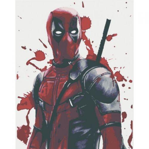 Dessin De Deadpool Réalisé Au Crayon, Рисунок