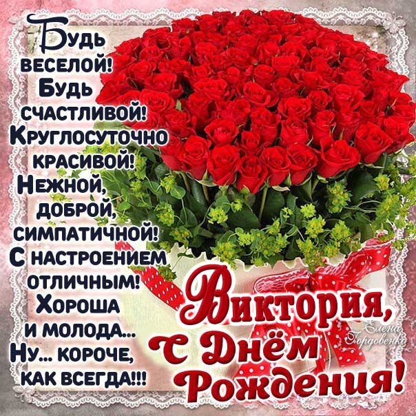 🥳С Днем Рождения ВИКА!🌺 Именное поздравление Виктории 