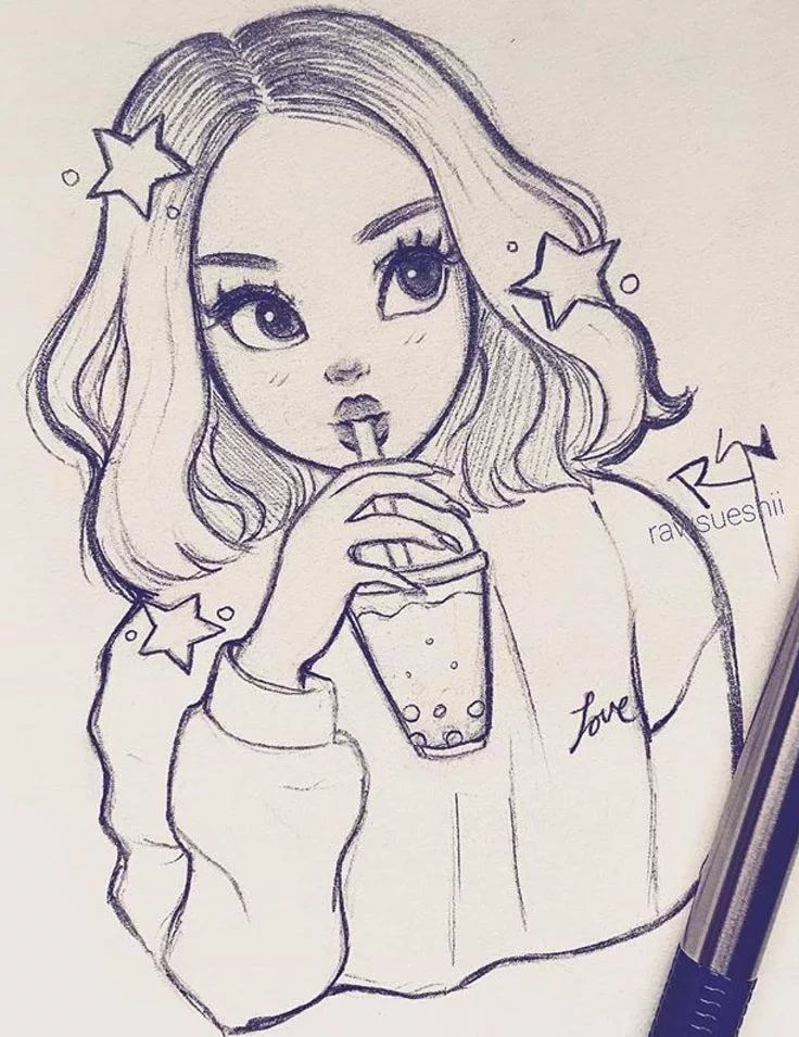 Girl Drawings / Рисунки Девушек