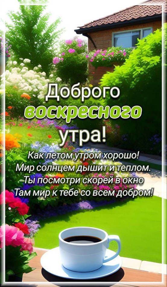 Доброе утро