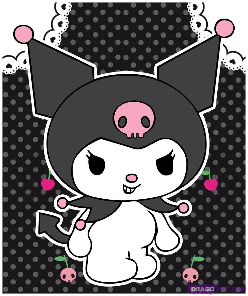 Kuromi My Melody How to Draw Pixel art 