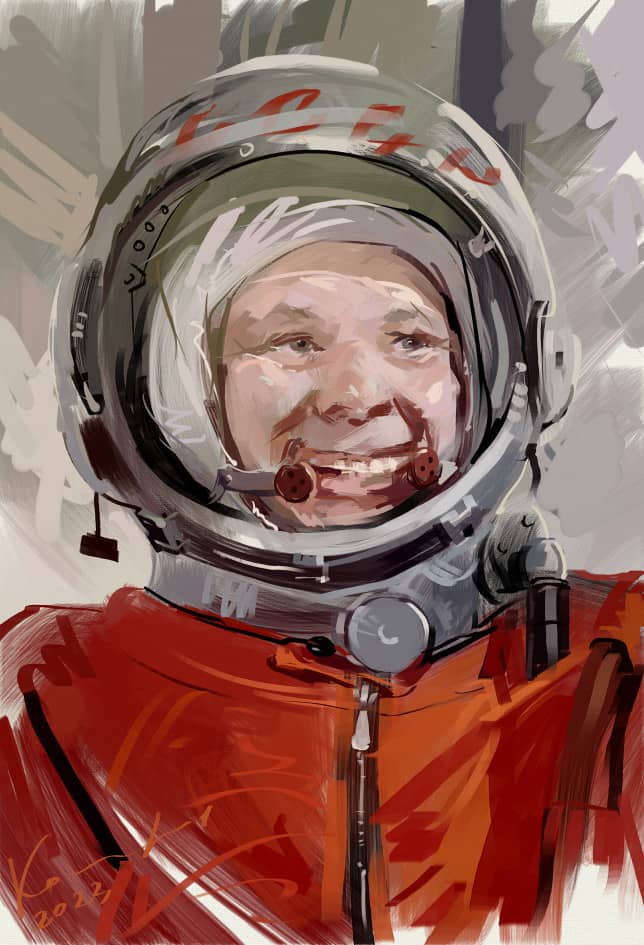 How to Draw Yuri Gagarin an Astronaut 