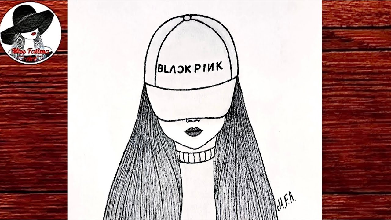 Девушка В Кепке BLACKPINK 