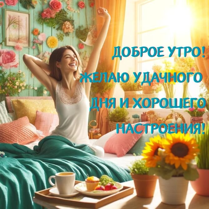 Позитивные картинки Доброе утро 😄 👇