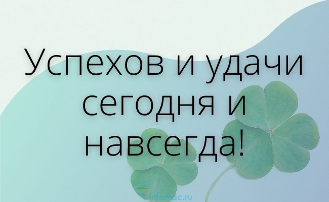 Пусть подкова принесёт Удачу и счастье На круглый год 