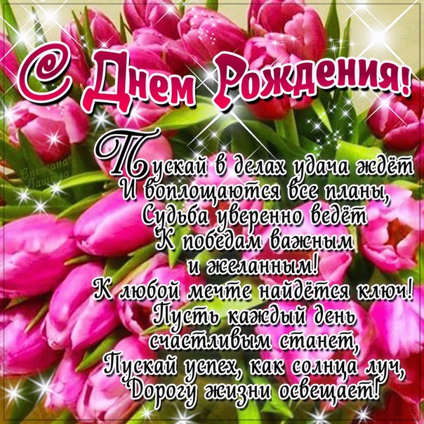 Светлана, с Днём Рождения