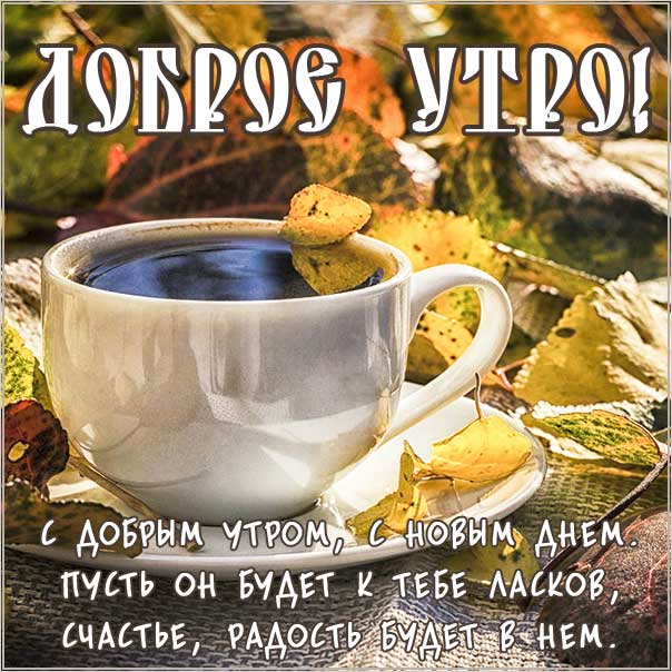 Красивые картинки Доброе утро ☀️☕ 