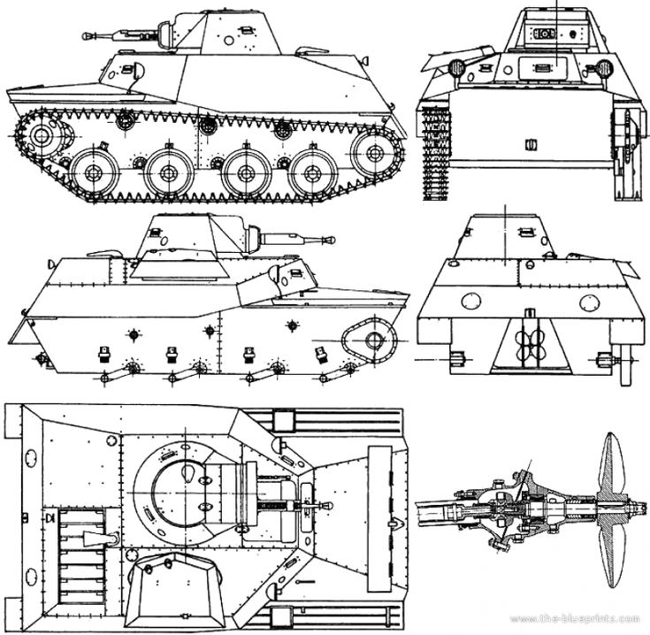 Рисуем тяжелый танк КВ-2