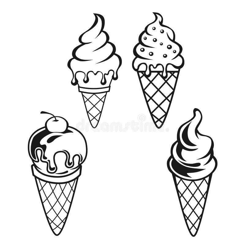 Ice Cream Adobe Illustrator Графические ресурсы