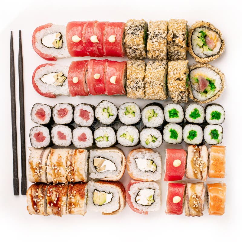 Обои листья, палочки, sushi, суши на телефон и рабочий стол 