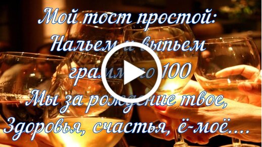 🌷Поздравление с Днем рождения мужчине! Красивая музыкальная 