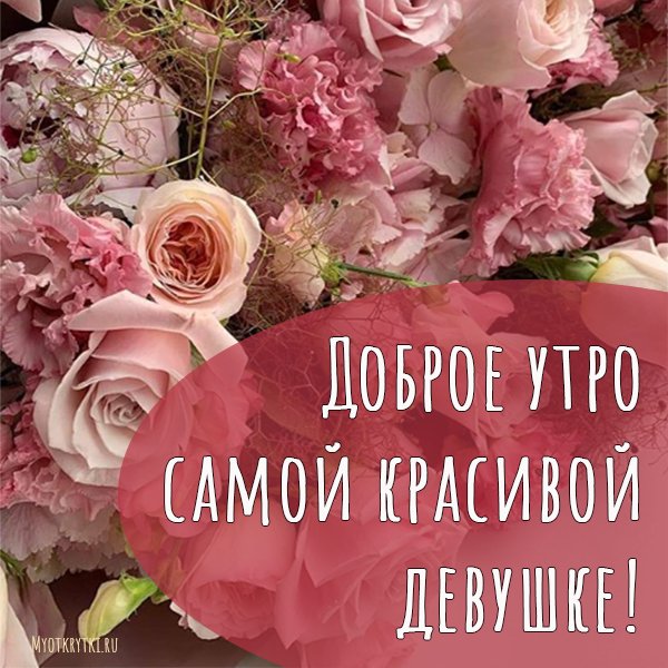 ❤️ Доброе утро, любимая ❤️ Самое красивое пожелание для 