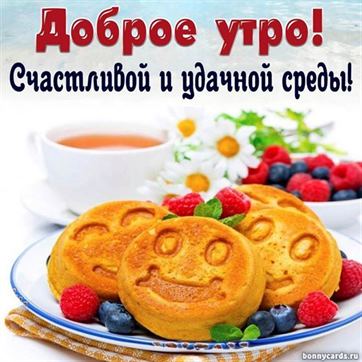 Прекрасной и удачной среды!