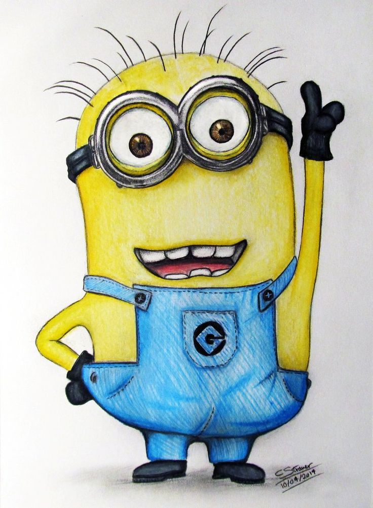 HOW TO DRAW A MINION 