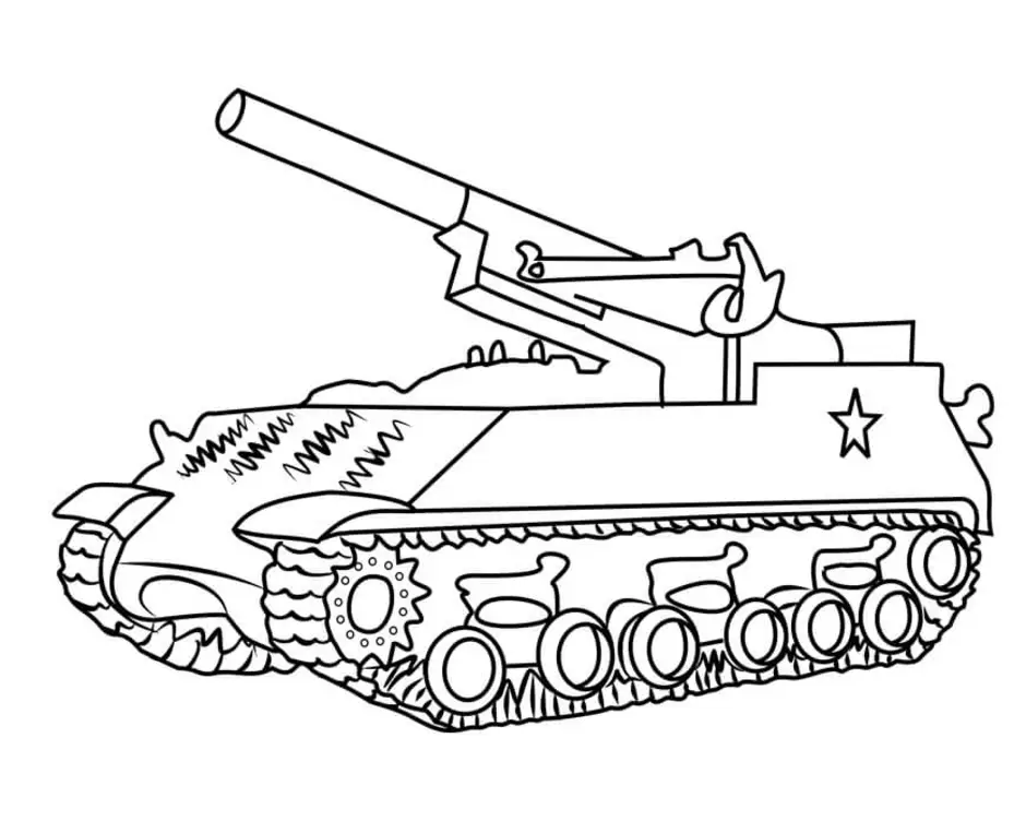 Рисунки ручкой, Рисуем ТАНК Т-34