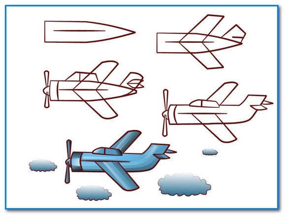 Мои рисунки самолетов 