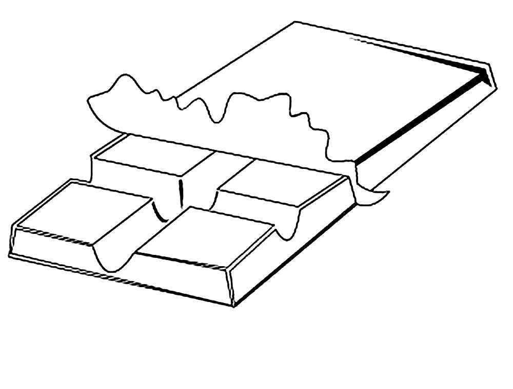 Шоколад в красивой упаковке клипарт 