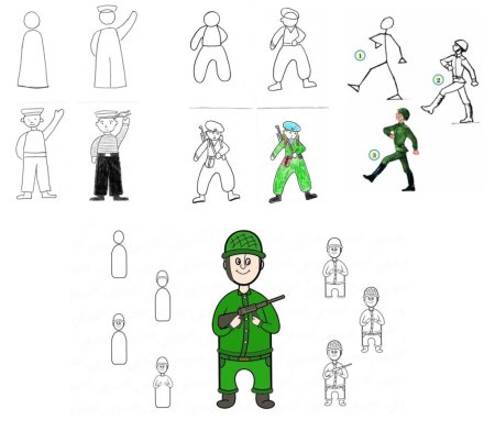 How to draw a Soldier